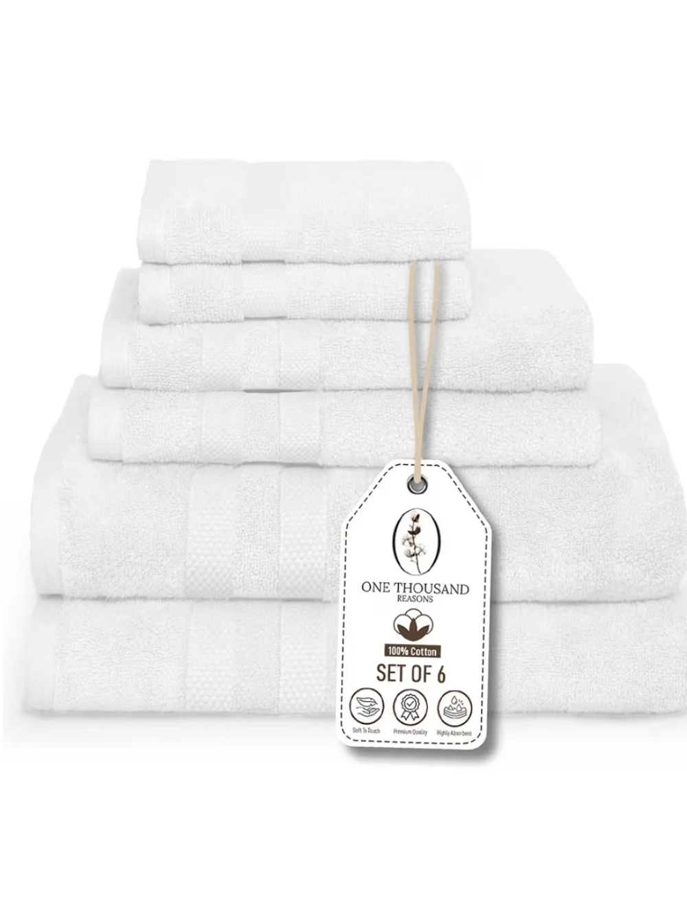 Premium 6pcs Towels Set